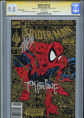 Spider Man 1 UPC Gold Edition CGC9 8 SS Stan Lee Todd Mcfarlane USD 1