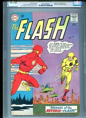 Flash 139 1963 CGC 8 0 VF Origin 1st Professor Zoom Reverse Flash : USD ...