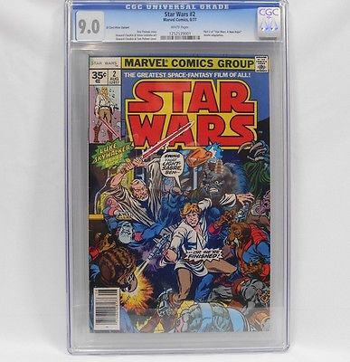 Star Wars 2 35 35 Cent Price Variant CGC Graded 90 WHITE PAGES  Very Rare