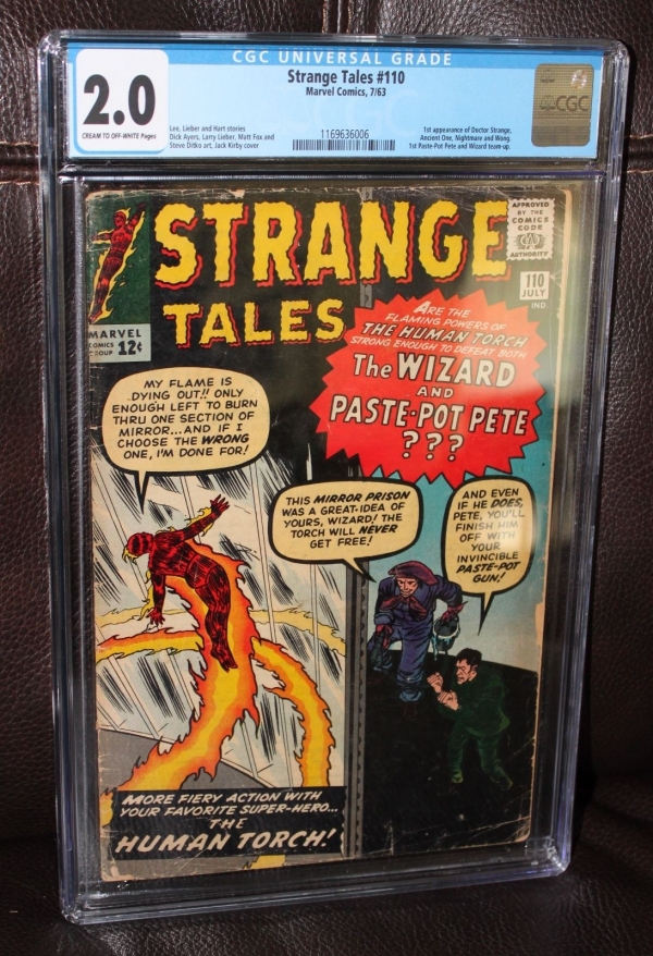 Strange Tales 110 CGC 20 1st appearance of Doctor Strange  Movie on 11416